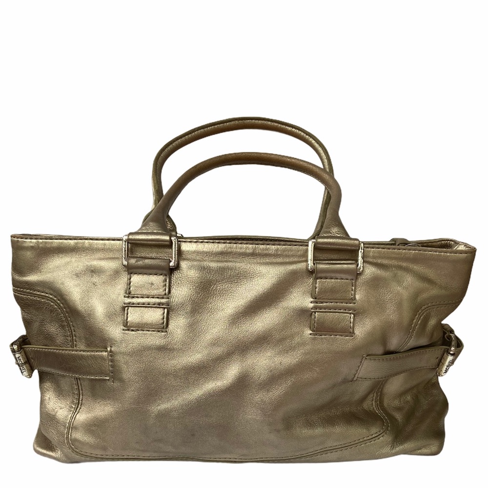 Michael Michael Kors Metallic Gold Leather Bag - Picture 2 of 16